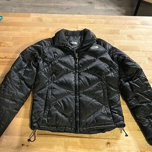 North face women’s size small black down jacket